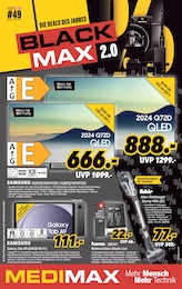 MEDIMAX Prospekt für Bernsdorf: "DIE DEALS DES JAHRES - BLACK MAX 2.0", 8 Seiten, 29.11.2024 - 06.12.2024