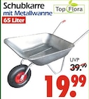 Schubkarre mit Metallwanne Angebote von Top Flora bei Wreesmann Cottbus für 19,99 €