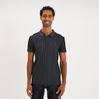 Polo slim manches courtes stretch noir homme - La Halle à Saint-Denis Polo slim manches courtes stretch noir homme en promo chez La Halle Saint-Denis à 12,59 €