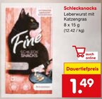 Schlecksnacks Leberwurst Angebote von Fine bei Netto Marken-Discount Jena für 1,49 €