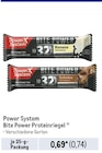 Bite Power Proteinriegel Angebote von Power System bei Metro Potsdam für 0,74 €