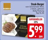 Aktuelles Steak-Burger Angebot bei EDEKA in Regensburg ab 5,99 €