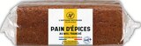 Pain d'épices nature tranché - L'ARTISAN PÂTISSIER en promo chez Intermarché Super Calais à 3,49 €
