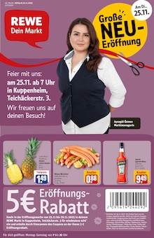 REWE Kuppenheim Prospekt der aktuellen Woche, gültig von 24.11.2025 bis 29.11.2025 Aktueller REWE Kuppenheim Prospekt "Dein Markt" mit 34 Seiten
