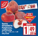 EDEKA Grünheide - Plattpfirsiche Angebot im Prospekt Plattpfirsiche bei EDEKA im Grünheide Prospekt für 1,49 €