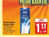 E center Neumarkt - Haltbare Milch Angebot im Prospekt Haltbare Milch bei E center im Neumarkt Prospekt für 1,11 €