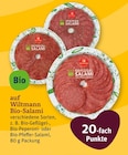Bio-Geflügel-Salami Angebote von Wiltmann bei tegut Fürth