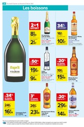 Prix et réduction Champagne dans le prospectus Carrefour Market en cours Offre Champagne dans le catalogue Carrefour Market du moment à la page 34