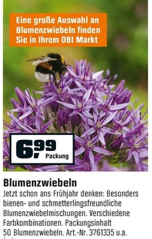 Blumenzwiebeln bei OBI in Elmshorn Blumenzwiebeln im Angebot bei OBI Elmshorn für 6,99 €