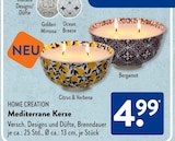 Mediterrane Kerze von HOME CREATION für 4,99 € bei ALDI SÜD im Angebot Mediterrane Kerze von HOME CREATION im aktuellen ALDI SÜD Prospekt