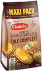 PETITS PAINS GRILLÉS AU BLÉ COMPLET - CHABRIOR - Intermarché à Grenoble PETITS PAINS GRILLÉS AU BLÉ COMPLET - CHABRIOR en promo chez Intermarché Grenoble à 1,08 €