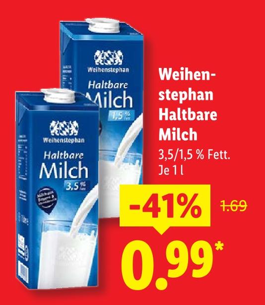 Haltbare Milch