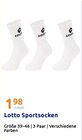 Socken im Action Prospekt Sportsocken von Lotto im aktuellen Action Prospekt für 1,98 €