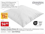 XXXLutz Braunschweig - 3-Kammer-Kissen „Ilu“ Angebot im Prospekt 3-Kammer-Kissen „Ilu“ bei XXXLutz im Braunschweig Prospekt für 14,99 €