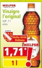 Vinaigre l'original - MELFOR en promo chez Norma Nancy à 1,71 €