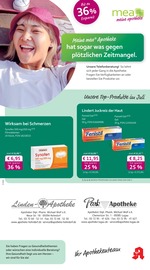 mea - meine apotheke Apotheken Prospekt der aktuellen Woche mit 4 Seiten, gültig von 01.07.2026 bis 31.07.2026, in Lugau und Umgebung Aktueller mea - meine apotheke Apotheken Prospekt in Lugau und Umgebung, "Unsere Juli-Angebote" mit 4 Seiten, 01.07.2026 - 31.07.2026