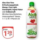 Aloe Vera Erfrischungsgetränk Mango Angebote von Aleo bei GLOBUS Nettetal für 1,39 €