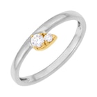 Promo Bague en or jaune et argent rhodié diamants à 174,00 € dans le catalogue E.Leclerc à Saint-Pierre-du-Mont