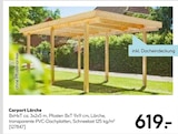 Carport Lärche Angebote bei Hellweg Dorsten für 619,00 €
