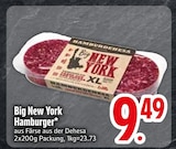 Big New York Hamburger  im aktuellen EDEKA Prospekt für 9,49 €