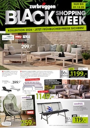 Zurbrüggen Prospekt: "BLACK SHOPPING WEEK", 4 Seiten, 21.11.2025 - 03.12.2025