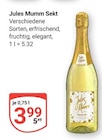 Jules Mumm im Angebot bei GLOBUS in Bochum Jules Mumm Angebote bei GLOBUS Bochum für 3,99 €