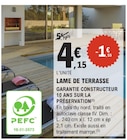 Lame de terrasse en promo chez E.Leclerc Lyon à 4,15 €