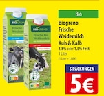 famila Nordost Delingsdorf - Biogreno Frische Bio Weidemilch Kuh & Kalb Angebot im Prospekt Biogreno Frische Bio Weidemilch Kuh & Kalb bei famila Nordost im Delingsdorf Prospekt für 5,00 €
