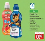 Pure & Fun Heldentrank, Heldinnendrink oder TeeFee Tee+Saft Angebote bei famila Nordost Neustadt für 0,99 €