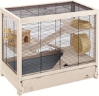 Cage équipée pour hamster Hamsterville en promo chez Botanic Cage équipée pour hamster Hamsterville dans le catalogue Botanic