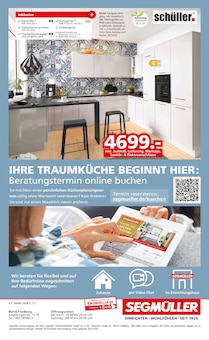 Küche im Segmüller Prospekt "Segmüller Wohnen Spezial" mit 24 Seiten (Augsburg)