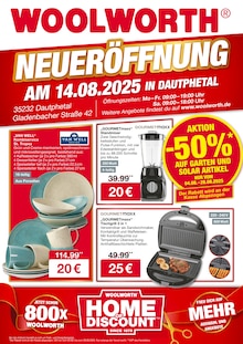 Aktueller Woolworth Dautphetal Prospekt "NEUERÖFFNUNG IN DAUTPHETAL" mit 8 Seiten