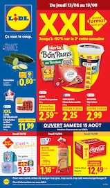 Prospectus Supermarchés Lidl en cours à Civray et alentours, "XXL", 61 pages, 13/08/2026 - 19/08/2026 Catalogue Supermarchés Lidl en cours à Civray et alentours, "XXL", 61 pages, 13/08/2026 - 19/08/2026