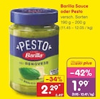 Sauce oder Pesto im Angebot bei Netto Marken-Discount in Leverkusen Sauce oder Pesto Angebote von Barilla bei Netto Marken-Discount Leverkusen für 1,99 €