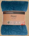 Plaid embossé - Domédia en promo chez Intermarché Toulon à 9,73 €