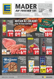 Bier im EDEKA Prospekt "Aktuelle Angebote" mit 24 Seiten (Velbert)