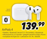 AirPods 4 Angebote bei MEDIMAX Halle für 139,99 €