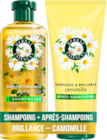 SHAMPOING ET APRÈS SHAMPOING CAMOMILLE HERBAL ESSENCES - HERBAL ESSENCES - Auchan Hypermarché SHAMPOING ET APRÈS SHAMPOING CAMOMILLE HERBAL ESSENCES - HERBAL ESSENCES à 3,89 € dans le catalogue Auchan Hypermarché