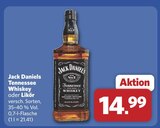 Tennessee Whiskey Angebote von Jack Daniels bei combi Celle für 14,99 €