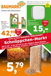 Globus-Baumarkt Baumärkte Prospekt der aktuellen Woche mit 16 Seiten, gültig von 02.11.2025 bis 08.11.2025, in Gifhorn und Umgebung Aktueller Globus-Baumarkt Baumärkte Prospekt in Gifhorn und Umgebung, "Immer eine Idee besser" mit 16 Seiten, 02.11.2025 - 08.11.2025
