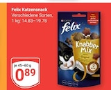 Aktuelles Katzensnack Angebot bei GLOBUS in Halle (Saale) ab 0,89 €