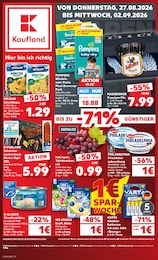 Kaufland Prospekt für Osterburg: "Hier bin ich richtig", 60 Seiten, 27.08.2026 - 02.09.2026