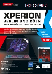 PC Angebote im Prospekt "XPERION" von MediaMarkt Saturn auf Seite 1