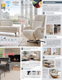 Fernseher im Polstermöbel Fischer Prospekt "MESSE VORSCHAU" auf Seite 3