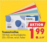 Trennstreifen von novoo für 1,99 € bei Mäc-Geiz im Angebot Trennstreifen von novoo im aktuellen Mäc-Geiz Prospekt