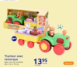 Tracteur avec remorque en promo chez Action Amiens à 13,95 €