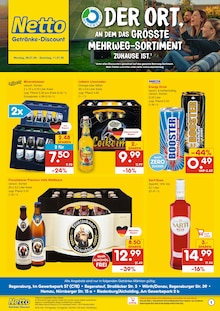 Franziskaner im aktuellen Netto Marken-Discount Prospekt (Regensburg) Franziskaner im Netto Marken-Discount Prospekt "DER ORT, AN DEM DU IMMER AUSGEZEICHNETE PREISE FINDEST." mit 6 Seiten (Regensburg)