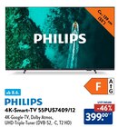 4K-Smart-TV 55PUS7409/12 von PHILIPS im aktuellen ALDI SÜD Prospekt für 399,00 €