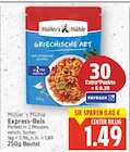 Express-Reis von Müller´s Mühle für 1,49 € bei E center im Angebot Express-Reis von Müller´s Mühle im aktuellen E center Prospekt