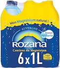 Eau Minérale Naturelle Gazeuse - ROZANA - Supermarchés Match à Metz Eau Minérale Naturelle Gazeuse - ROZANA en promo chez Supermarchés Match Metz à 1,50 €